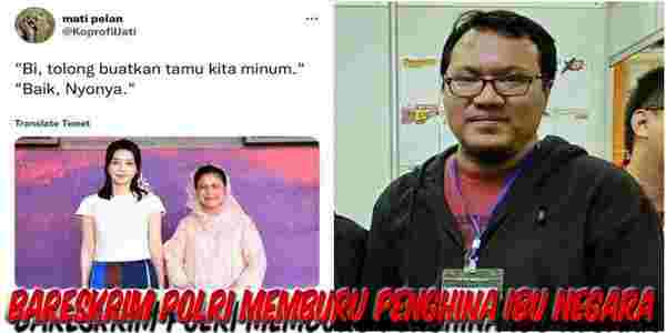 Dittipidsiber Bareskrim Polri Memburu Penghina Ibu Iriana Jokowi