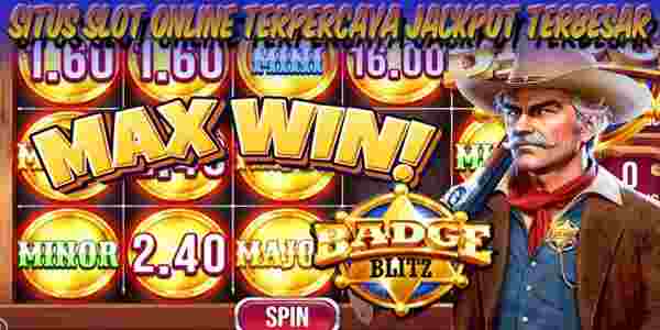 Situs Judi Slot Online Terpercaya Mudah Jackpot Terbesar Badge Blitz